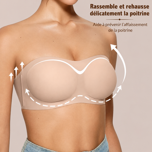 Soutien-gorge Sans Bretelles — Push-Up Confortable & Sécurisé