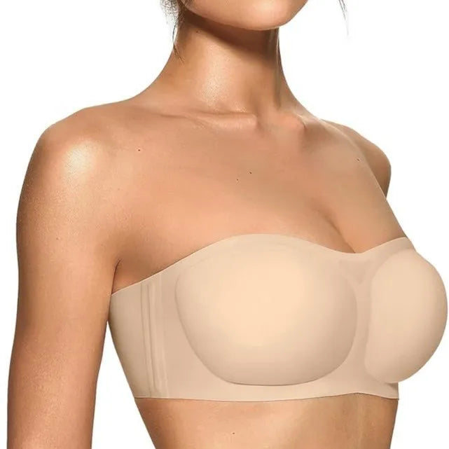Soutien-gorge Sans Bretelles — Push-Up Confortable & Sécurisé